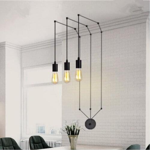 Classic design LED lamp pendant light vintage LOFT coffee shop modern living dining room bar hanging light fixture AC110-265v