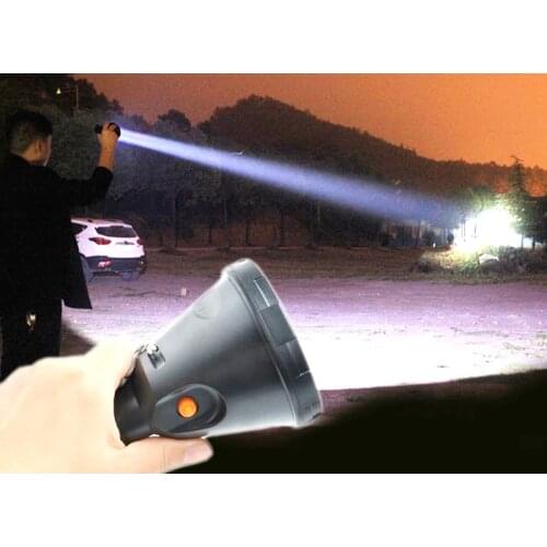 LED powerful hunting led flashlight rechargeable Portable Spotlight outdoor lighting lantern searchlight for fishing hunting