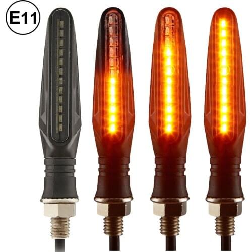 LED Motorcycle Turn Signals E11 Approved Motorcycle Flasher Light Built Relay 335SMD Motorcycle Turn Signal Indicator Waterproof