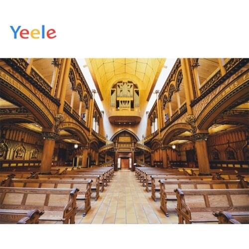 Holy Saint Grand Church Splendid Glitter Photocall Photography Backdrops Personalized Photographic Background For Photo Studio