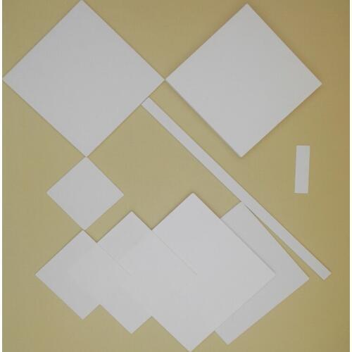 Insulation and heat dissipation ceramic wafer 95% alumina High temperature resistant and corrosion resistant ceramic substrate