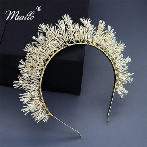 Miallo Holiday Carnival Women Tiaras and Crowns Austrian Crystal Women Headpieces Handmade Women Hairbands