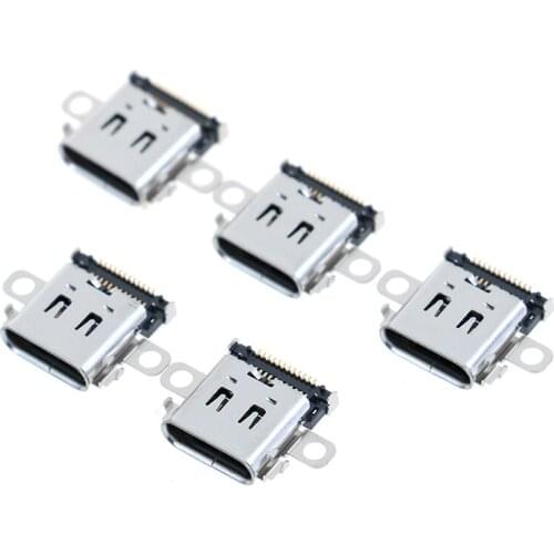 1pc Replacement Charging Port Type-c Charger Cocket For Switch Console Charging Port Power Connector