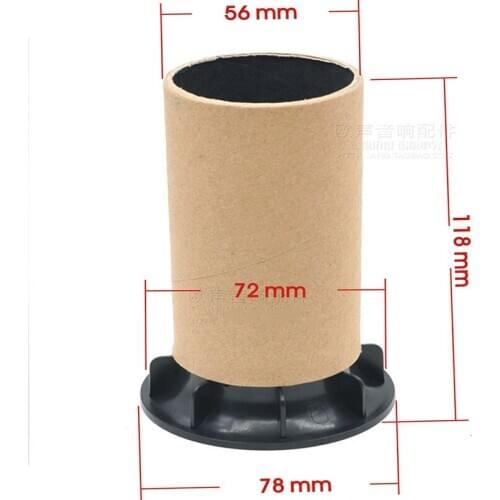 10pcs/lot E302 diy inverting pipe connector audio outlet for 6-8 inch speaker paper tube hole 72mm