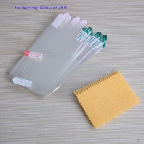 3000PCS/Lot Good Quality PET Ultra Clear Protective Film For Samsung Galaxy J3 2016 Screen Protectors By DHL Fedex