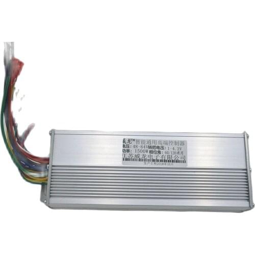 48V/64V 1500W 45Amax Dual mode Sensor/Sensorless bldc speed controller for DC Motor/electrice bike/tricycle/scooter/ebike