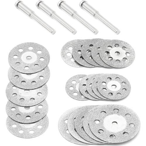 5pcs Diamonte Cutting Disc Grinding Wheel Drill Circular Saw Blade Wood Tool