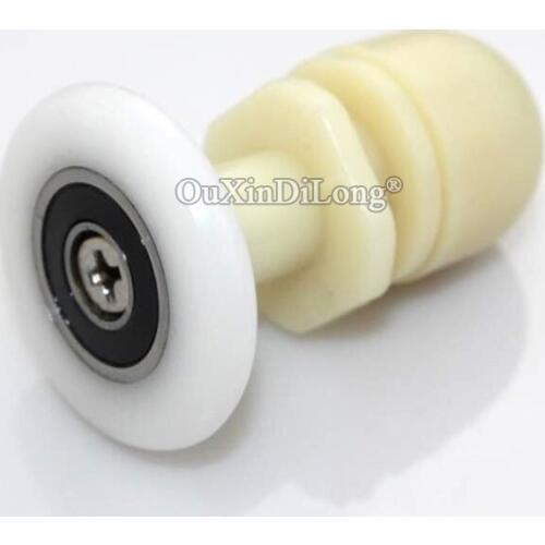 Brand New 8PCS Shower Bathroom Door Rollers Pulleys Mute Nylon Wheels Runners Diameter 19/23/25/27/29mm