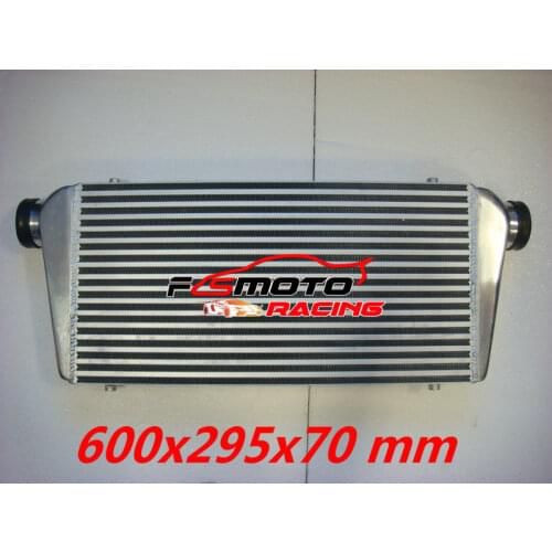 Turbo Aluminum Intercooler Front Mount 3" IN/OUTLET 600x295x70 mm