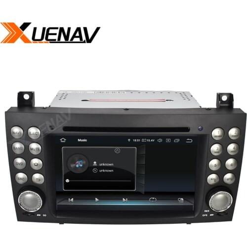 Car Stereo 2 Din Android Radio For Benz SLK 171 2004-2011 Auto Audio Multimedia DVD Video Player With Touchscreen GPS Navigation