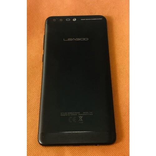 Used Original Protective Battery Case Cover+camera lens for LEAGOO T5C SC9853 Octa Core 5.5" FHD Free shipping