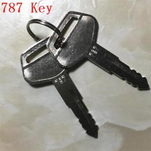 Free shipping 10 Pcs/lot 787 Truck Parts Ignition Key for Excavator