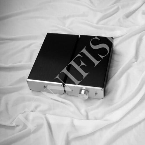 Black glue balanced output phono amplifier, MM moving magnet MC moving coil front stage with volume discrete components, Class A