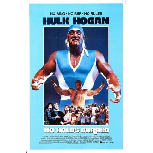 D0820 No Holds Barred Movie (1989) Silk Fabric Poster Art Decor Indoor Painting Gift