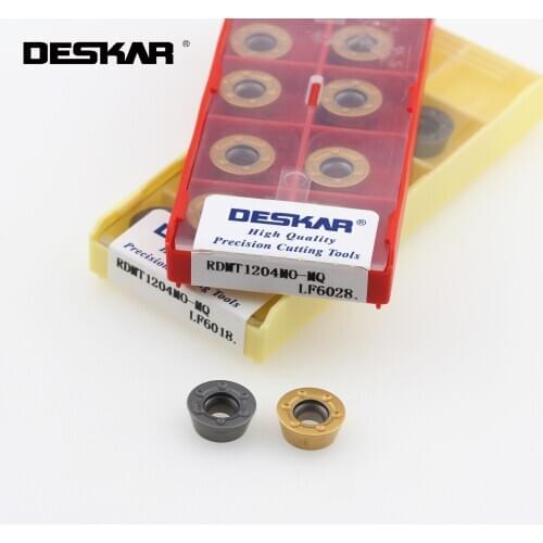 DESKAR R6 RDMT1204MO MQ LF6018 LF6028 CNC Lathe Cutting Cutter Tools Carbide Inserts Mill Turning Tool Stainless Steel And Steel
