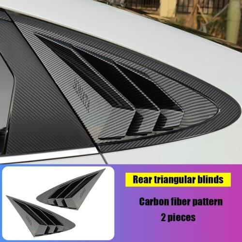 For Hyundai Sonata 2020 cn10 rear triangular blinds ABS modified special side window decoration exterior