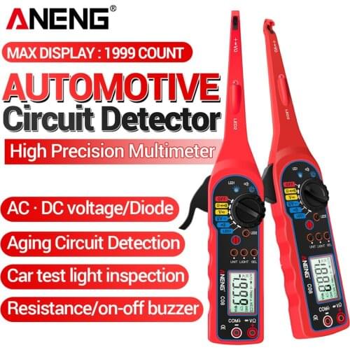 Electrical Multi-Function Auto Circuit Tester Digital Multimeter Lamp Voltmeter for Car Repair Automotive 0V-380V