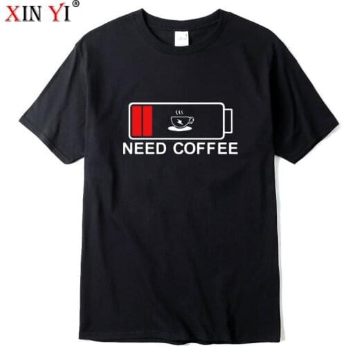 XINYI Mens high quality t-shirt 100% cotton loose streetwear Funny summer print men tshirt o-neck t-shirt tee shirts tops