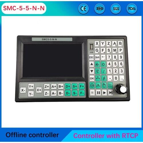 CNC controller instead of Mach 3 USB control motion card RTCP engraving machine offline control 5 axis 500KHz 7 inch silk screen