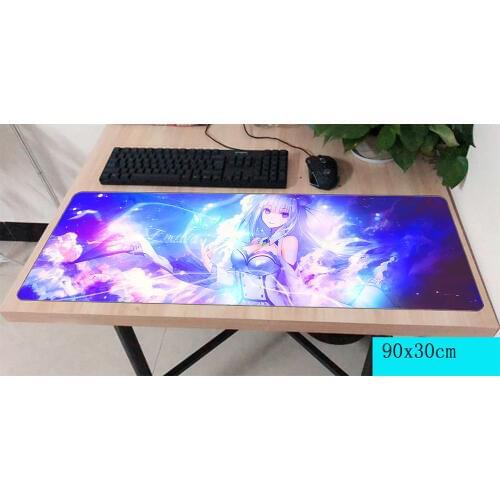 Rezero mouse pad gamer 900x300mm notbook mouse mat large gaming mousepad Customized pad mouse PC desk padmouse accessories