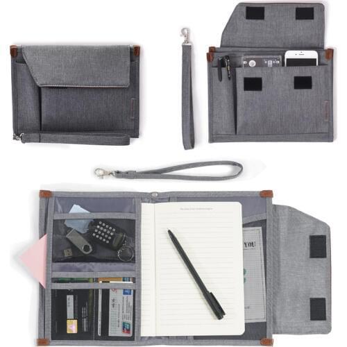 Multi-functional Document Bags Filing Products Portable Waterproof Oxford Cloth Storage Bag for Notebooks Pens Computer Tools