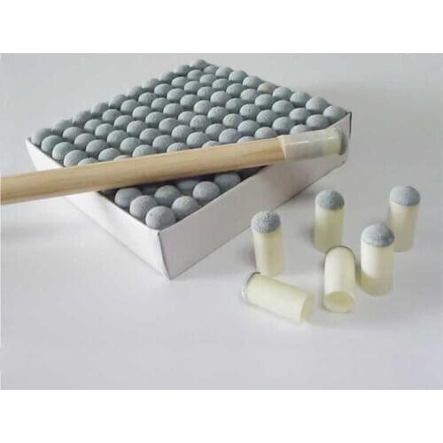 40pcs Cues Head Cover Billiards Pool Cue Tips Cue Tips Replacement Billiards Pool Cues Snooker Billiards Accessories