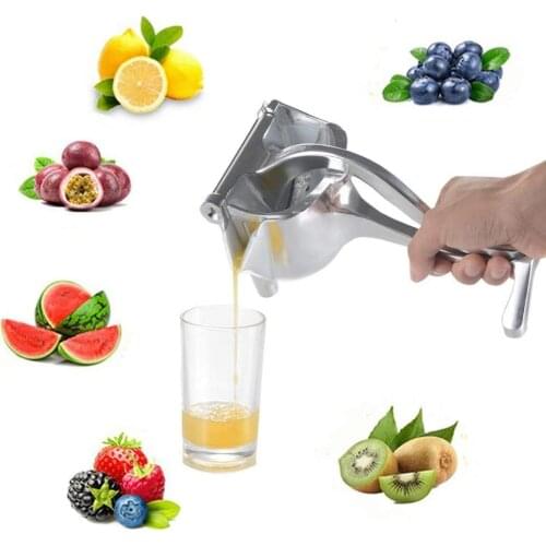 Portable Manual Juice Squeezer Aluminum Alloy Hand Pressure Orange Fruits Juicer Extractor Lemon Squeezer Kitchen Accessories