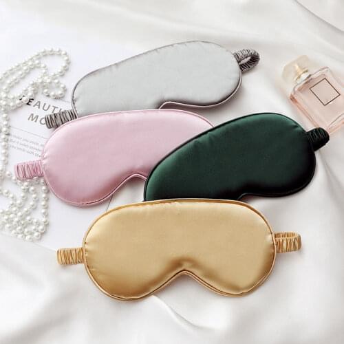 Sleeping Eye Cover Silk Sleep Night Mask Band Eyes Sort Bandage For Women Men Health Blindfold Band Aid Travel Relax Nap Patches