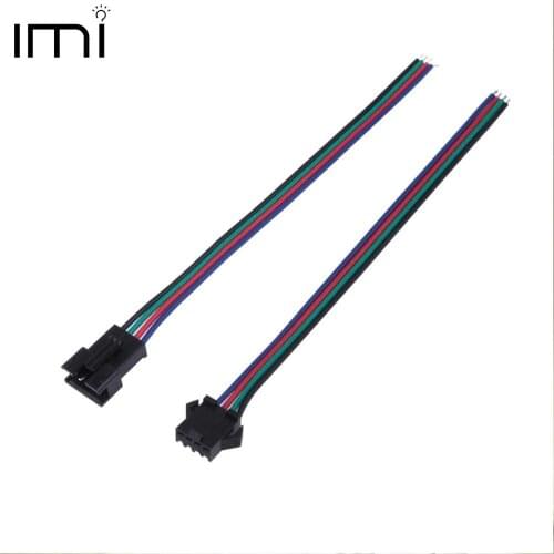 Connector 2pin 3pin 4pin 5pin Male and Female Wire LED connectors 5pcs/lot for Strip