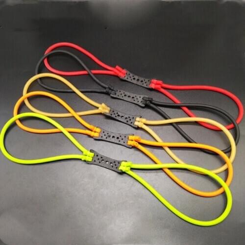 3pcs Natural Latex Slingshots Slingshot Catapult Elastic Part Bungee Equipment Rubber Tube Band For Slingshot Shooting Hunting