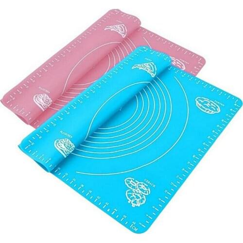 26*29CM Silicone Pastry Baking Rolling Cut Mat Cake Dough Baking Tool Mat Non-Skip Pad Kitchen Tool
