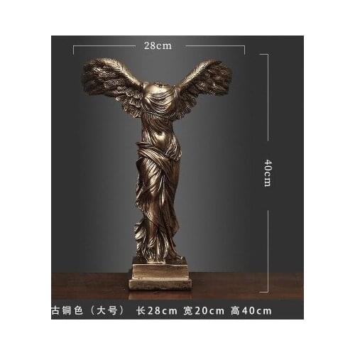 Venus and Victory plaster sculpture office adorns Instagram with figure-drawing statuettes Art decoration victory goddess Greek