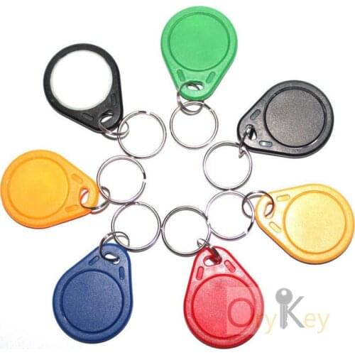 100pcs multicolour UID Changebale Programable 13.56MHZ With Sector 0 Block 0 Rewritable Key Tag