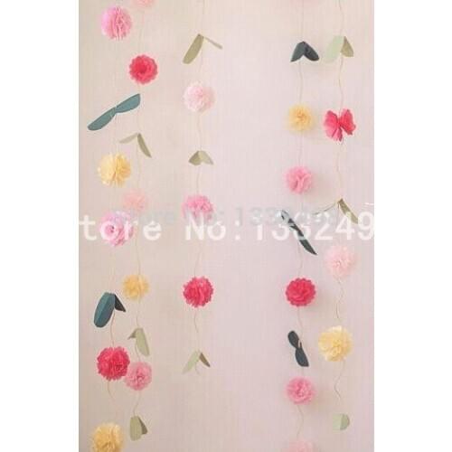 30 Colors 1200 Pcs 4'' 10cm Tissue Pom Poms Crafts Paper Flower Event Party Supplies Favor Shower birthday Wedding Decoratio