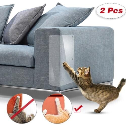 2Pcs Couch guard Furniture protection stickers Pet Cat Scratching claw protector Furniture Sofa Claw Protector Pads