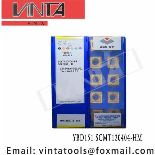 Free shipping high quality YBD151 YBC251 SCMT120404-HM cnc carbide turning inserts