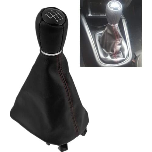 5/6 Speed Gear Shift Knob Gaiter Boot Cover Case For Seat Leon 1M1 Toledo II MK2 1998 1999 2000 2001 2002 2003 2004 2005 2006