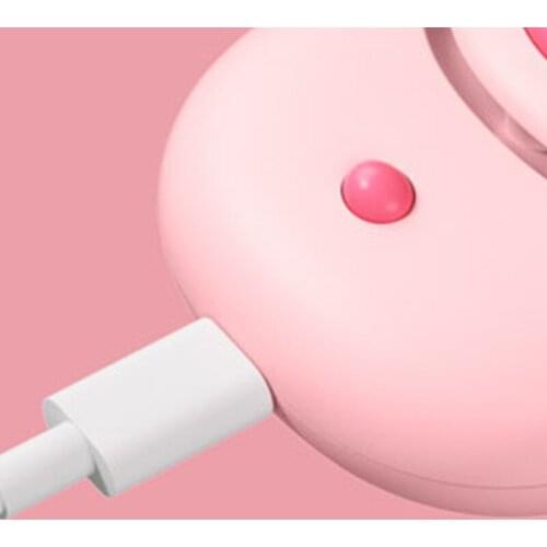 CPDD Cute Cat Paw Shape Hanging Neck Fan Portable Handheld USB Charging Small Air Cooler Multipurpose Creative Summer Cooling