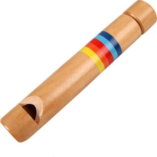 Wooden Toys Whistles Diacritical Sliding Piccolo Educational Learning Music Musical Toys Instrument Interesting Funny Gadgets