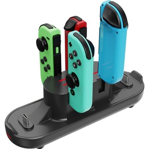 6 in 1 Type-C USB Charger Dock Station for Nintendo Switch Pro Joypad Charging Dock for PS5 Xbox Series X S Gamepad Joycon