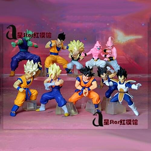 BANDAI Dragon Ball Action Figure HG Gacha Super Movable Son Goku Vegetajv Majinbuu Piccolo Rare Model Decoration Toy