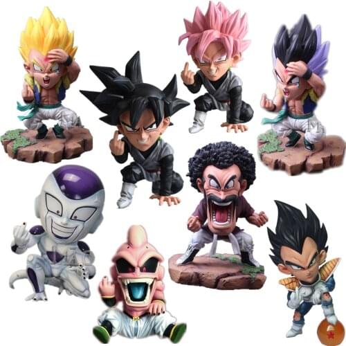 Anime Cell Frieza Vegeta Buu Black Goku Hercule Figurine Collectible Model Toy Juguetes Action Figure