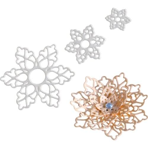 HOOMIN DIY Etched Dies Embossing Craft Hollow Flower Metal Cutting Dies For Scrapbooking Photo Album Photo Album Card