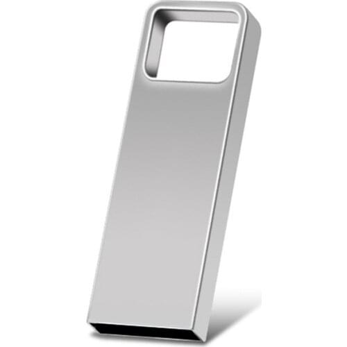 Key Usb Flash Drive 32GB 64GB 128GB Matel Memoria Usb Stick Silver Black Pen Drive 4GB 8GB 16GB Waterproof Pendrive Flash U Disk