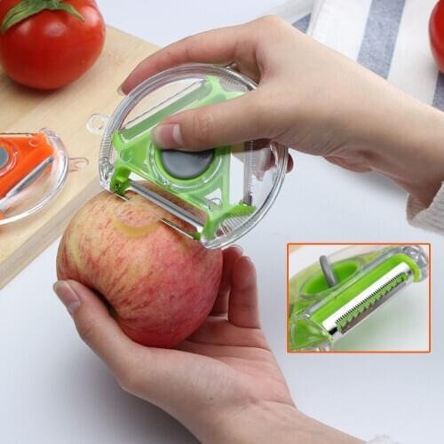 1PCS Multi-Function 3-In-1 Peeler Vegetable Potato Cucumber Carrot Grater Julienne Fruit Peeler 3 kinds of Planing Grater Tools