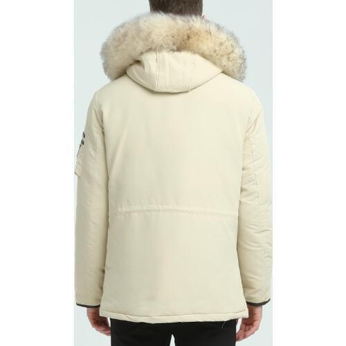 Brand 2020 Winter New Mens Down Jacket Fashion Casual Hooded Thick Warm Long Coat Fur Collar Jacket