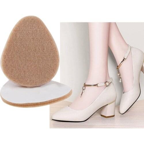 5 Pairs Metatarsal Foot Pads Forefoot Support Pads Forefoot Cushion For Pain Thick Wool Felf Ball Of Foot Cushions For Women Men