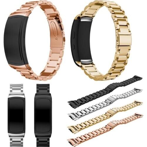 Luxury Stainless Steel Bracelet Watch Band Wrist Strap Replacement Wristband for Samsung Gear Fit 2 SM-R360 High Qualitry