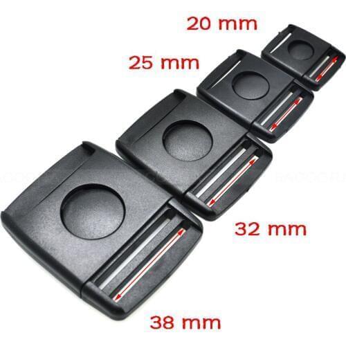 Webbing Center Release Buckle for Backpack Straps Students Bags Outdoor backpack Easy to buckle Travel bag Luggage accessories