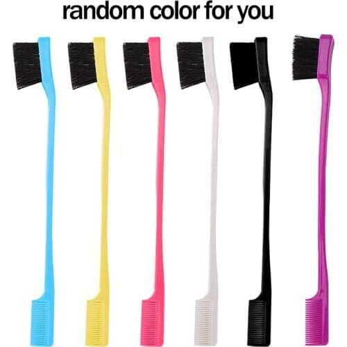 Edge Control Hair Brush 3pcs random color For Hair Styling Professional Accessories hair care products Hair Comb for edge